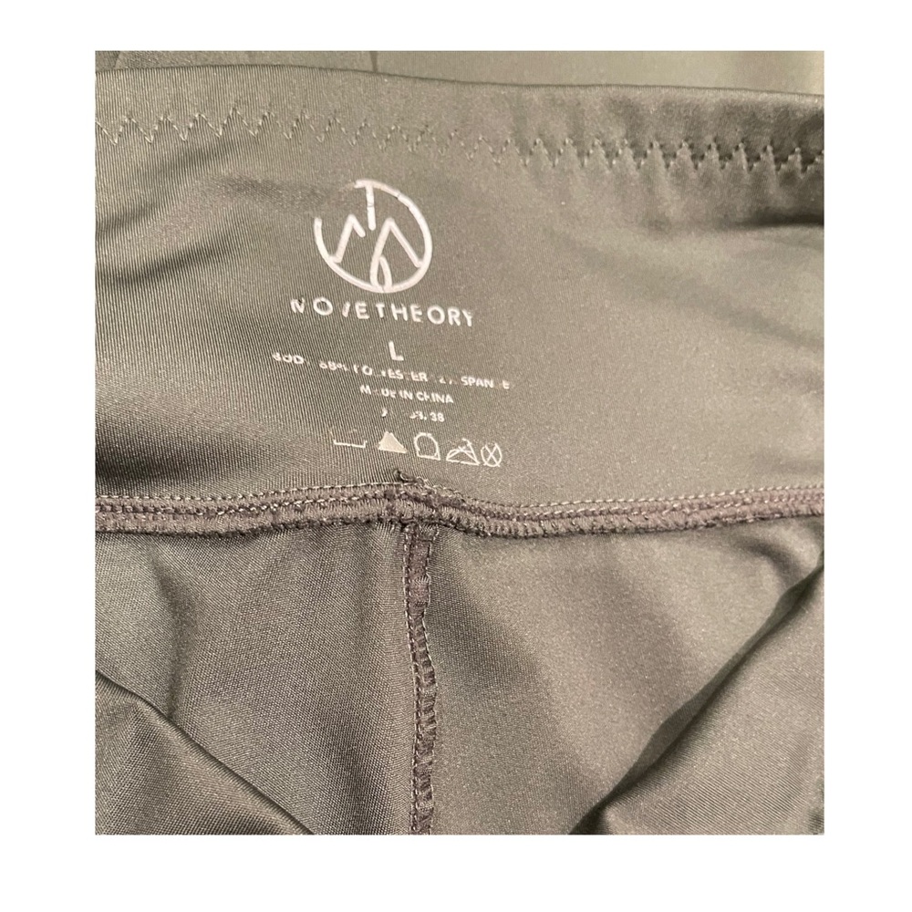 MOVE THEORY Olive Green High Waist Leggings Joggers. Size Large. - Picture 7 of 7